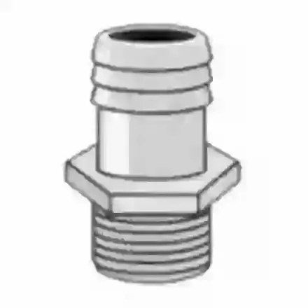 Male Hose Barbs